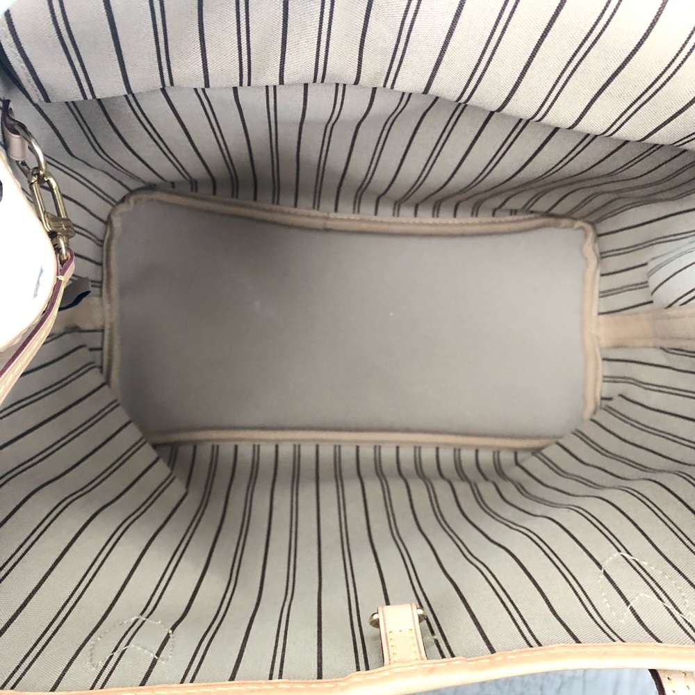 Louis Vuitton Neverfull MM Tote coated fabric cowhide leather trim Shoulder Bag - Picture 7 of 17